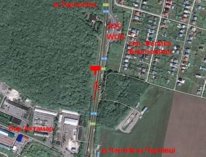 Білборд, Бігборд (Борд)  B у , , 3х6  Чернівецька траса 2 Б (в місто) зліва схема