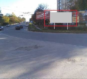 Билборд A в Тернополе, 3х6  Торговиця вул. (Живова) - поворот на вул. Микулинецька 3-й фото 1