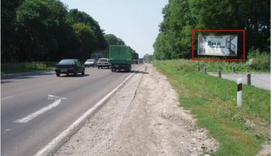 Билборд A в Тернопільських трасах, 3х6  Кременецька траса 3 А (в місто) фото 1