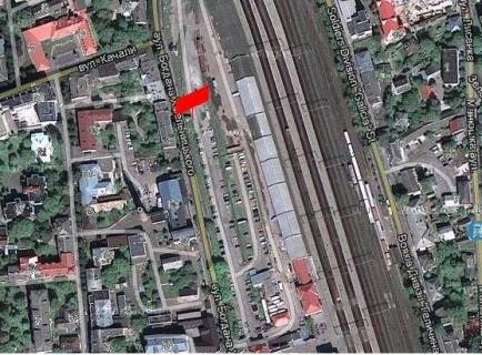 Билборд B в Тернополе, 3х6  вул. Б. Хмельницького - поворот на вул. Качали схема