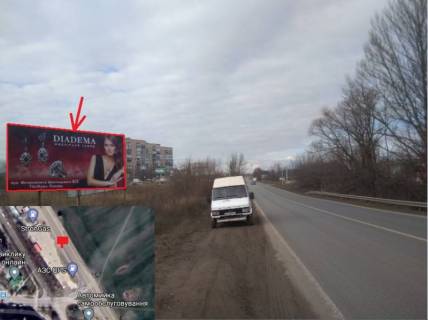 Билборд B в Тернополе, 3х6  вул. П. Морозенка - ТРЦ Подоляни фото 1