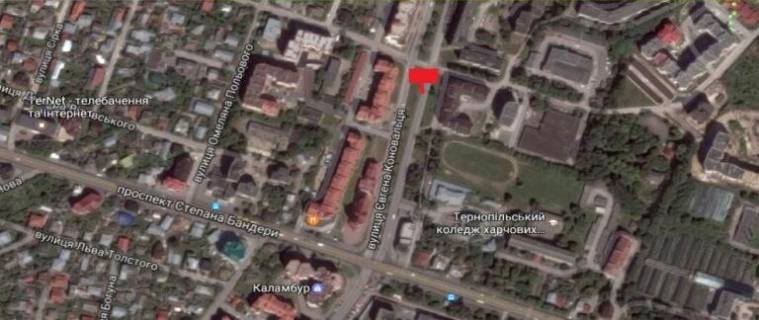 Billboard B in Ternopil, 3х6  st. Konoval'ca scheme