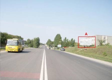 Billboard A in Ternopil, 3х6  st. Brodivs'ka 3 A (z mista) v Bilij Photo 1