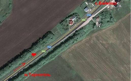 Билборд B в Тернопільських трасах, 3х6  Кременецька траса 7 Б  (з  міста) схема