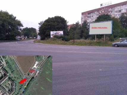 Билборд A в Тернополе, 3х6  вул. П. Морозенка - вул. 15 Квітня (зправа) фото 1
