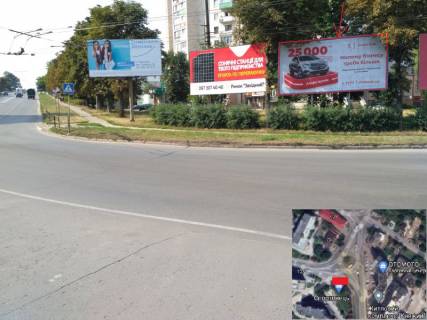 Billboard A in Ternopil, 3х6  st. Zivova - povorot na st. Mikulinec'ka 2-j Photo 1