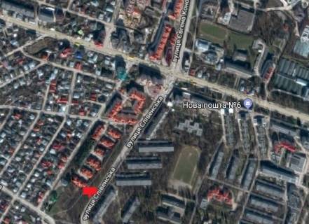 Билборд A в Тернополе, 3х6  вул. Слівенська схема