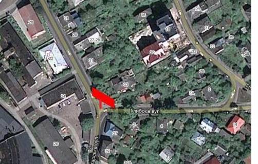 Билборд A в Тернополе, 3х6  вул. Татарська - вул. Глибока, за "горбатим мостом" схема