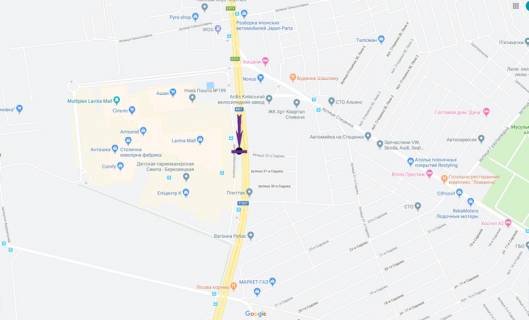 Prismatron, Prism A in Kyiv av. Akademika Palladina, naproti vhodu v TRC Lavina - 299106 scheme