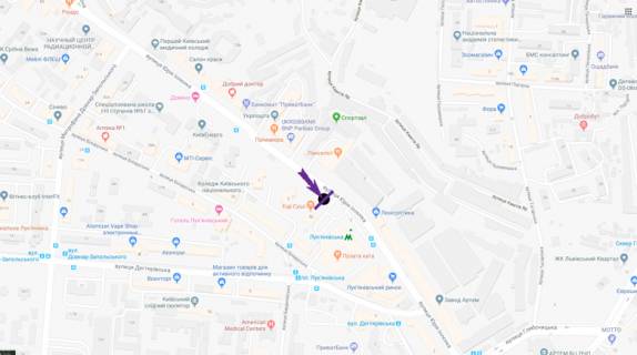 Scrolller, Scroll A in Kyiv st. Mel'nikova, 5, st.m. Luk'anivs'ka - 300002 scheme