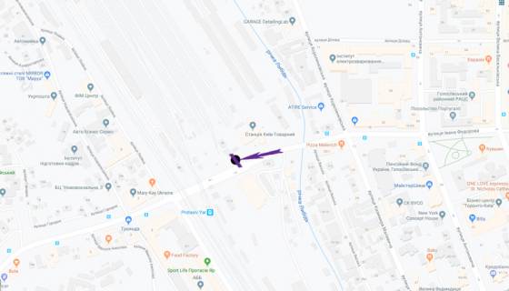 Скроллер A в Киеве вул. Федорова І.,36 - 299152 схема