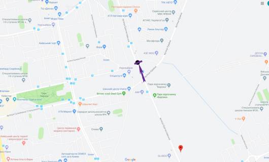Prismatron, Prism A in Kyiv st. Bratislavs'ka,48-B, naproti Epicentra - 298960 scheme