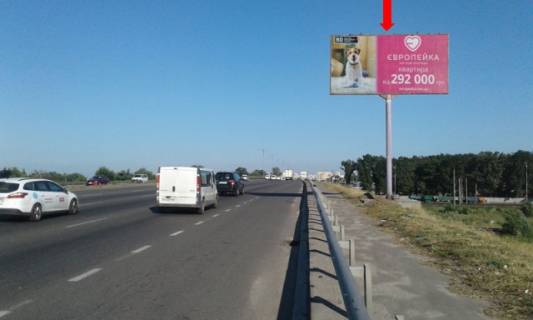 Billboard A in Kyiv, 6x3  Kol'cevaa Doroga. Zulanskij puteprovod v storonu Odesskoj plosadi Photo 1