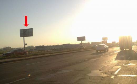 Білборд, Бігборд (Борд)  B у Києві, 6x3  Кільцева дорога. Жулянський шляхопровід, в напр. просп. Берестейський (Перемоги) Фото 1