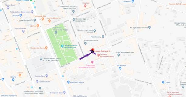 Ситилайт B в Киеве вул. Ковпака,3, ЖК Французкий Квартал схема