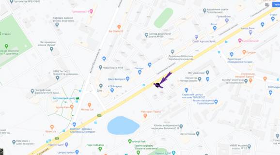 Скролер, Скрол B у Києві пр. Голосіївський, 103 - 298907 схема