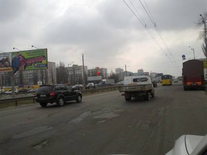 Билборд B в Киеве Большая Кольцевая-ул.Тулузы перед Борщаговским рынком фото 1