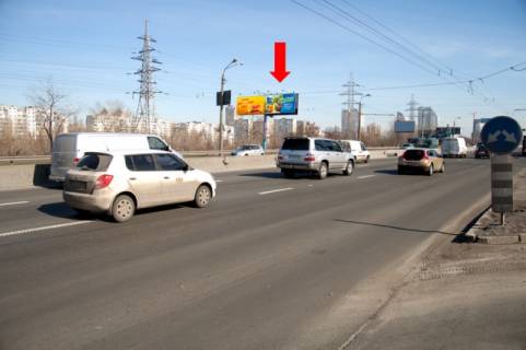 Billboard B in Kyiv Moskovskij pr-kt / st. L. Gavro, v storonu Moskovskogo mosta, pravaa Photo 1