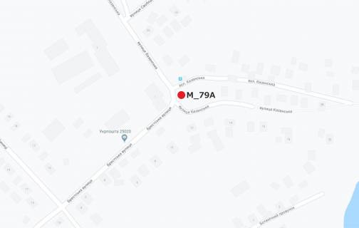 Билборд A в Кропивницкий (Кировоград), 3x6  вул. Брестська ( Балашівка) схема