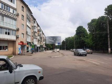 Билборд B в Кропивницкий (Кировоград), 3x6  Героїв-рятувальників вул. (Волкова) 1(школа, супермаркет "Файно Маркет") фото 1