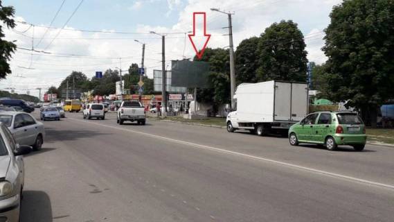Билборд A в Кропивницкий (Кировоград), 3x6  Євгена Тельнова вул (Правди просп.)-вул.Вокзальна (ст.Автовокзал, ринок "Черемушки") фото 1