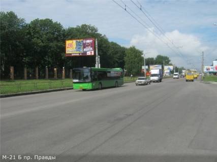 Билборд B в Кропивницкий (Кировоград), 3x6  Євгена Тельнова вул (Правди просп.) (напротив супермаркета АТБ, перед "Маркет ОПТ") фото 1