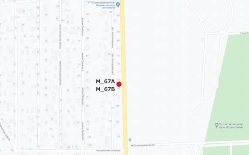 Билборд A в Кропивницкий (Кировоград) вул. Холодноярська в’їзд в місто зі сторони м.Київ схема