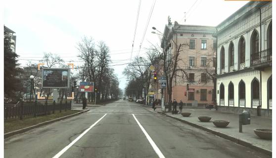 Скроллер  в Днепр (Днепропетровск), 3,14х2,32  Дмитра Яворницького (Карла Маркса) пр. - Воскресенська (Леніна) вул. - 218343 фото 1