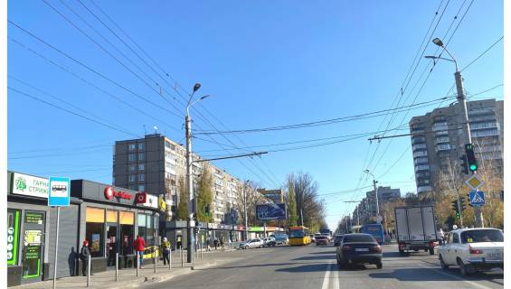 Призма B в Днепр (Днепропетровск), 3х6  Калинова вул., 76 - Зразкова (колишня Академіка Образцова) вул., в центр - 8434 фото 1
