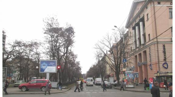 Скроллер B в Днепр (Днепропетровск), 3,14х2,32  Дмитра Яворницького (Карла Маркса) пр. - Воскресенська (Леніна) вул. - 218403 фото 1