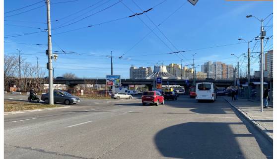 Скроллер A в Днепр (Днепропетровск), 3,14х2,32  Князя Володимира Великого (Плеханова) вул., Центральний міст - 218436 фото 1