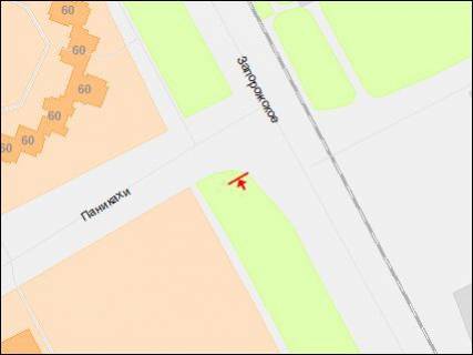 Бэклайт B в Днепр (Днепропетровск), 4х8  Запорізьке шосе, 60 - Панікахи вул. схема