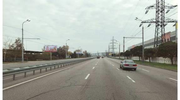 Билборд B в Днепр (Днепропетровск), 3х6  Заводська Набережна вул., біля кафе "СМАК", в центр фото 1