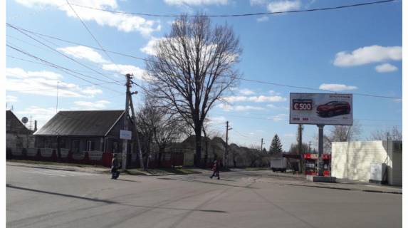 Билборд A в Днепр (Днепропетровск), 3х6  Сурсько-Литовська (колишня Баженова) вул., 102 - Перекопська (Весніна) вул. - Альвинського вул. Из центра фото 1