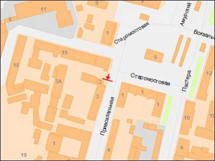 Скроллер A в Днепр (Днепропетровск), 3,14х2,32  Старомостова (Миколи Островського) пл. - Привокзальна вул. - 218433 схема