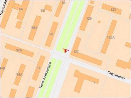 Призма Р/П в Днепр (Днепропетровск), 3х6  Олександра Поля (Кірова) пр. - Гавриленко вул., в центр - 218235 схема