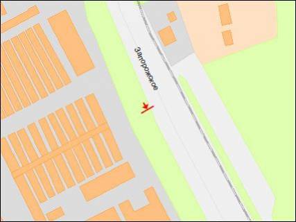 Billboard A in Dnipro (Dnipropetrovsk), 3х6  Zaporozskoe sosse, 28A, avtosalon "Lexus", iz centra scheme
