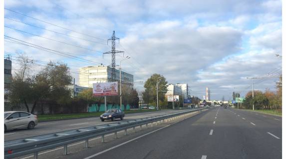 Білборд, Бігборд (Борд)  B у Дніпро (Дніпропетровськ), 3х6  Заводська Набережна вул., Меблевий комбінат "Прогрес", з центру Фото 1