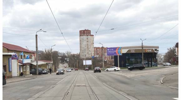 Билборд A в Днепр (Днепропетровск), 3х6  Чернишевського вул., 29 - Гоголя вул. фото 1