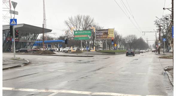 Билборд Р/П в Днепр (Днепропетровск), 3,2х6,2  Олександра Поля (Кірова) пр. - пр. Пилипа Орлика (Ілліча), з центру фото 1