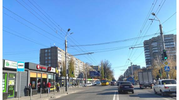 Призма B в Днепр (Днепропетровск), 3х6  Калинова вул., 76 - Зразкова (колишня Академіка Образцова) вул., в центр - 8435 фото 1
