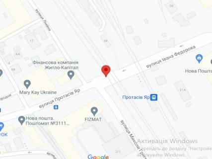 Нестандарт A в Киеве, 2х8  Протасів Яр вул., на перехресті з вул. Грінченка схема