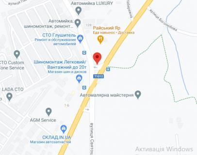 Билборд B в Софиевской Борщаговке, 3х6  с. СофіЇвська Борщагівка вул. Жулянська (біля ресторана Райський Рай) схема