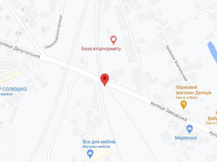 Билборд A в Буче, 3х6  м. Буча- ЖД Переїзд, вул Заводська_1 схема