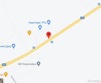 Білборд, Бігборд (Борд)  B у Святопетрівському, 3х6  с. СофіЇвська Борщагівка  вул. Соборна, 140 ЖК Европейка,вїзд  до магазину Сільпо схема