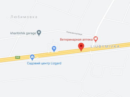 Нестандарт A у Любимівці, 2х16  М-06 Житомирська траса 33+020 км від КПП. Десятий від Києва, с. Любимівка, поворот на с. Буча 1, зупинка, поруч маг. Все для дачі та городу, напрямок - в Київ схема