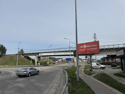 Билборд A в Гостомеле, 3х6  Гостоміль, вулиця Свято-Покровська, перед мостом фото 1