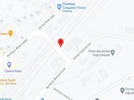 Билборд A в Буче, 3х6  м. Буча- ЖД Переїзд  вул. Вокзальна_1 схема