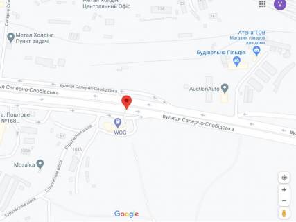 Нестандарт B у Києві, 2х8  вул. Саперно-Слобідська,22 100м до  Леруа Марлєн, в напрямку Деміївської площі схема