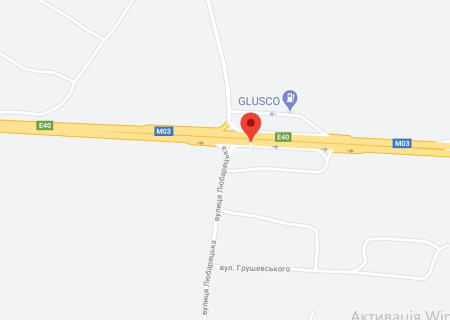 Нестандарт A в Иванков, 2х16  М-03 траса Київ-Харків 48+800км від КПП. Другий від Борисполя, зупинка на с. Іванків, АЗС GLUSCO, напрямок -з Київа схема